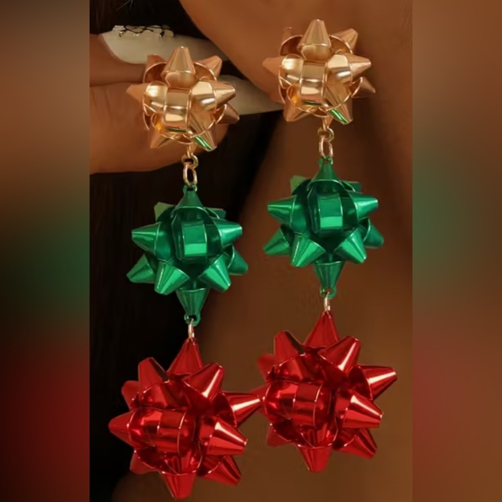 Festive Bow Earrings